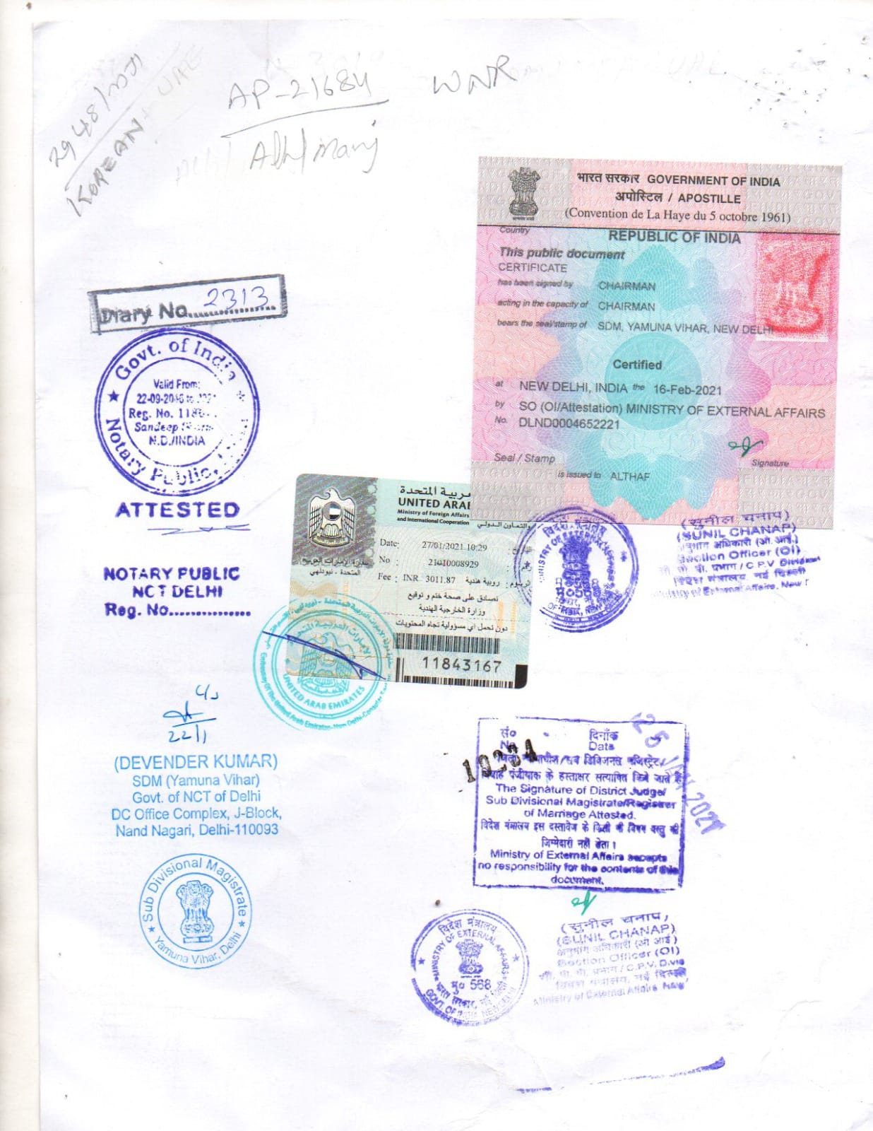 Verification Document